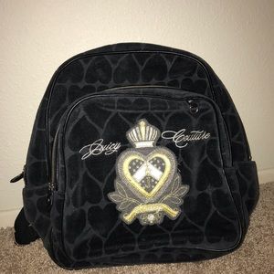 Juicy Couture Black Backpack